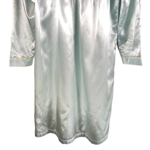 VTG Barbizon Womens Cuddleskin Embroidered Satin Lace Nightgown Size S Feminine - Picture 8 of 8